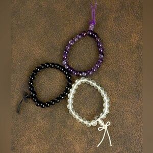 Set of 3 beaded bracelets